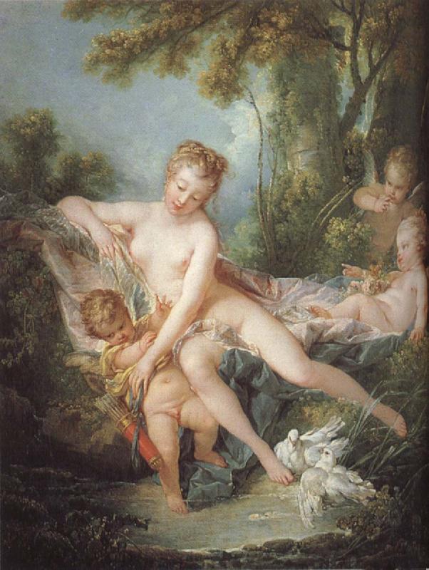 Francois Boucher Venus trost karleken oil painting image
